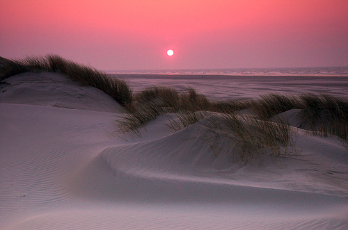 Sunset Near West-aan-zee by Terschelling